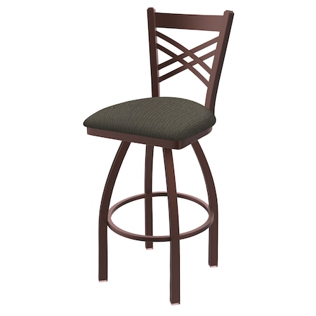 25 Swivel Counter Stool,Bronze Finish,Graph Chalice Seat